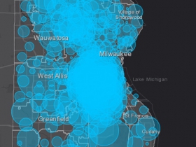 May 19 COVID-19 Milwaukee County Case Map