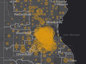 May 20 COVID-19 Milwaukee County - New Cases in Last 7 Days