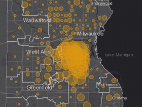 May 24 COVID-19 Milwaukee County - New Cases in Last 7 Days