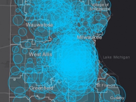 May 24 COVID-19 Milwaukee County Case Map