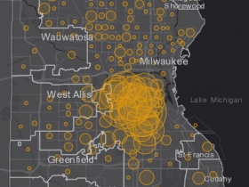 May 25 COVID-19 Milwaukee County - New Cases in Last 7 Days