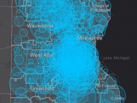 May 25 COVID-19 Milwaukee County Case Map