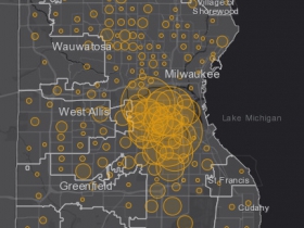 June 1 COVID-19 Milwaukee County - New Cases in Last 7 Days