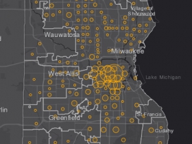 June 9 COVID-19 Milwaukee County - New Cases in Last 7 Days