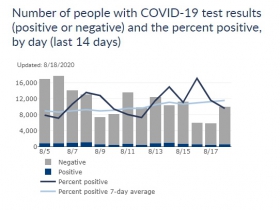 Wisconsin Cases, Positive Case Rate and Testing Totals