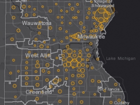 September 21st COVID-19 Milwaukee County - New Cases in Last 7 Days