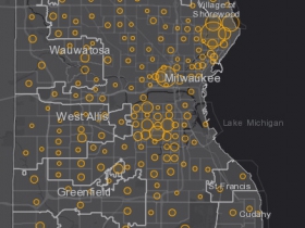 September 22nd COVID-19 Milwaukee County - New Cases in Last 7 Days