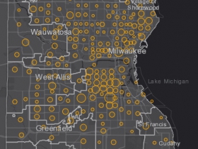 October 9th COVID-19 Milwaukee County - New Cases in Last 7 Days