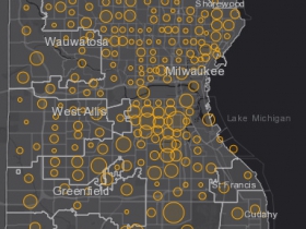 October 14th COVID-19 Milwaukee County - New Cases in Last 7 Days