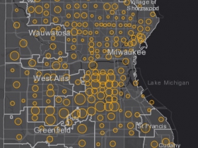 October 20th COVID-19 Milwaukee County - New Cases in Last 7 Days