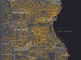 November 3rd COVID-19 Milwaukee County - New Cases in Last 7 Days