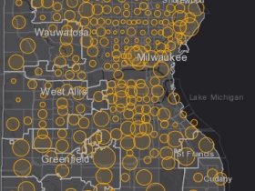 November 5th COVID-19 Milwaukee County - New Cases in Last 7 Days