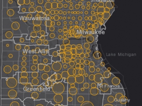 November 6th COVID-19 Milwaukee County - New Cases in Last 7 Days