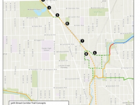 30th Street Corridor Route