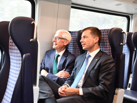 Tony Evers and Pete Buttigieg