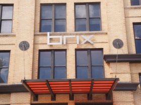 Brix Apartment Lofts Signage