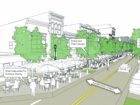 Old World Third Entertainment District (MLK Drive) Changes - Connec+ing MKE Downtown Plan 2040