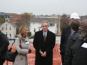 Jeff Fleming at the Avenir groundbreaking.
