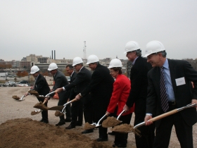 Moving dirt around.
