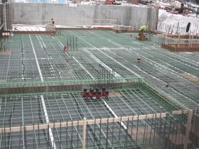 Construction in the Park East.
