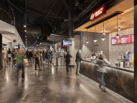 Fiserv Forum - Wood Interior