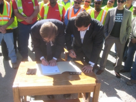 Chris Abele and Peter Feigin