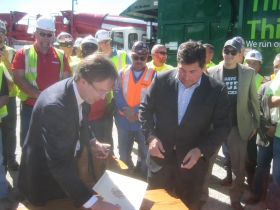 Chris Abele and Peter Feigin