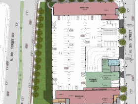 Site Plan for Parking Garage