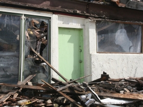Demolition of the Sydney Hih.