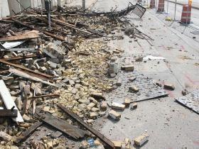 Demolition of the Sydney Hih.