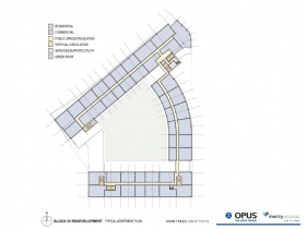 Park East Block 22 Redevelopment typical apartment plan.