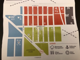 Eco-Tour Map for Lindsay Heights