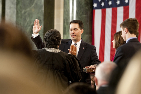 Walker Backs Transparency in Campaign Funding