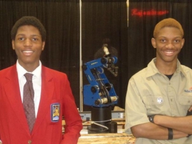 Adrian Ellis [L] and Maurice Pulley [R]