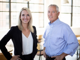 Andrea Bukacek and Jim Cairns