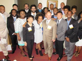 The 2016 ACRE graduates include: Jodee Benavides, Jackie Carter, Qaiyim El-Amin, Rafael Garcia, Natasha Gray, Meng Long Hao, Heidi Henley, Kate Hill, Raynetta Hill, Tim Hoye, Ariam Kesete, Omar Mallick, Samuel Martinez, Ashley Norris, Christopher Orr, Fausto Rivera, Alexander Walker, Mikal Wesley, Darnell Williams, and Lavelle Young.
