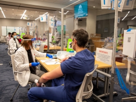Dr. Ben Weston receives second dose of COVID-19 vaccine