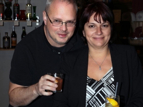 Urban Milwaukee Publisher and Co-founder, Dave Reid his girlfriend Mariiana Tzotcheva.