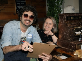 Bittercube Emissary, William Gardiner and Urban Milwaukee Director of Business Development, Maddy Day.