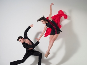 Garrett Glassman and Rachel Malehorn.