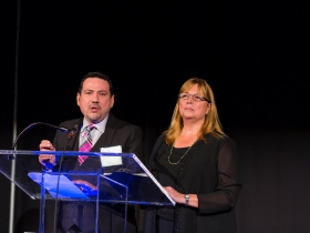 Israel Ramon and Karen Gotzler. Photo by David Lauersdorf.