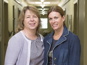 Tammy Scheidegger and Carrie King