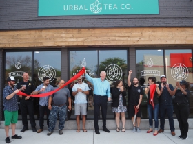 Urbal Tea Ribbon Cutting