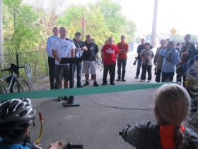 Jeff Polenske speaking about the project.