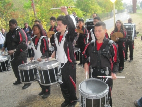 The Bay View Marching Band.