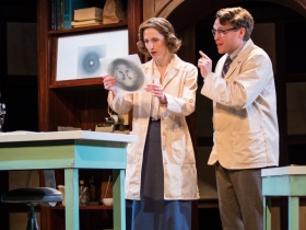 Cassandra Bissell* (Rosalind Franklin) & Josh Krause (Ray Gosling)