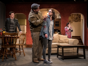 Max Pink, Reese Madigan, April Paul and Elizabeth Ledo in Renaissance Theaterworks' production of RUSSIAN TRANSPORT