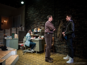 April Paul, Reese Madigan and Max Pink in Renaissance Theaterworks' production of RUSSIAN TRANSPORT