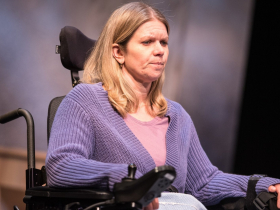 Regan Linton as Ani in Renaissance Theaterworks' Cost of Living.
