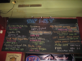 Inside Champion's Pub.